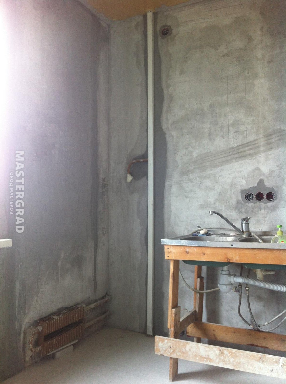 Газовая труба в хрущевке