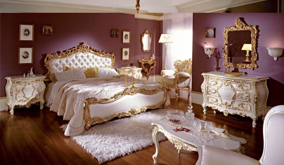 Спальный гарнитур в стиле барокко