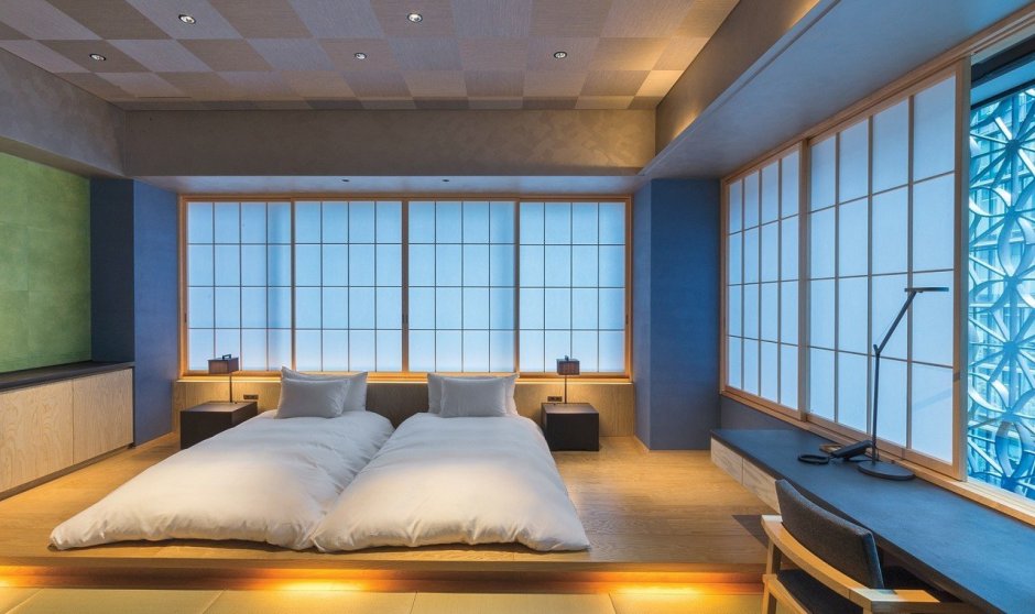 Спальня в японском доме