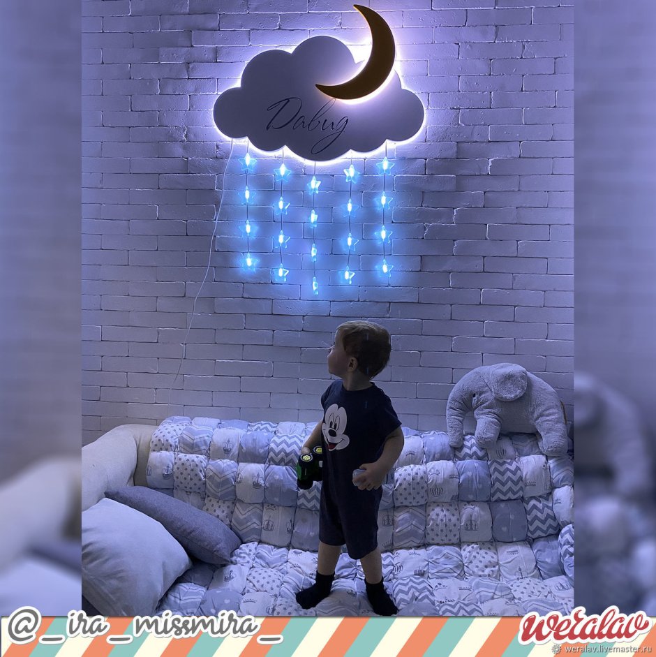 Детские ночники и светильники на стену
