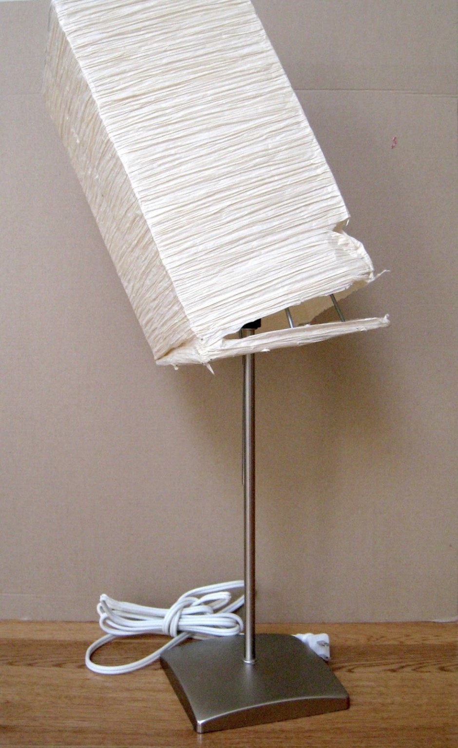 Торшер из рисовой бумаги