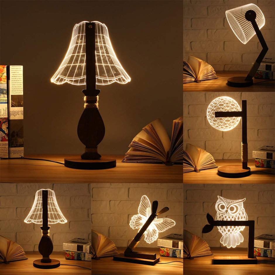 Настольная лампа для чтения в спальне