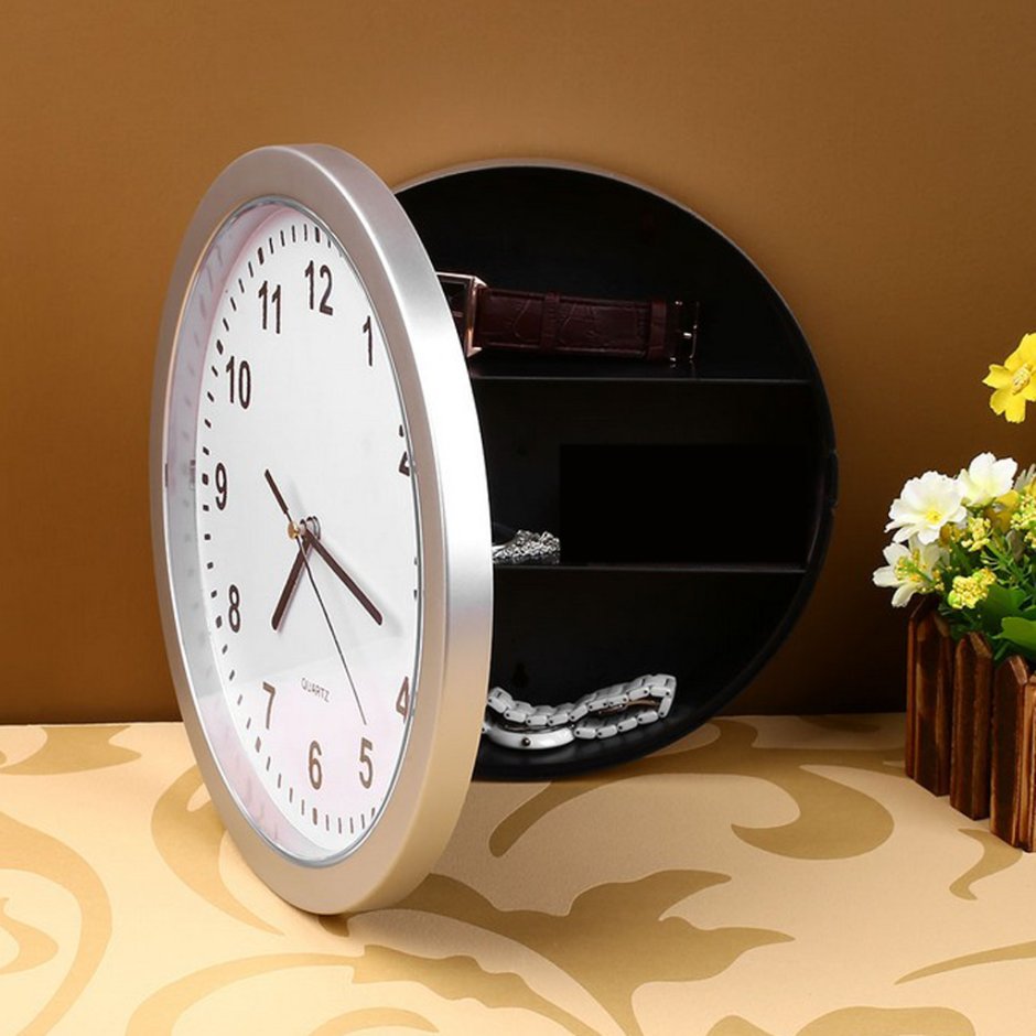 Настенные часы-сейф safe Clock