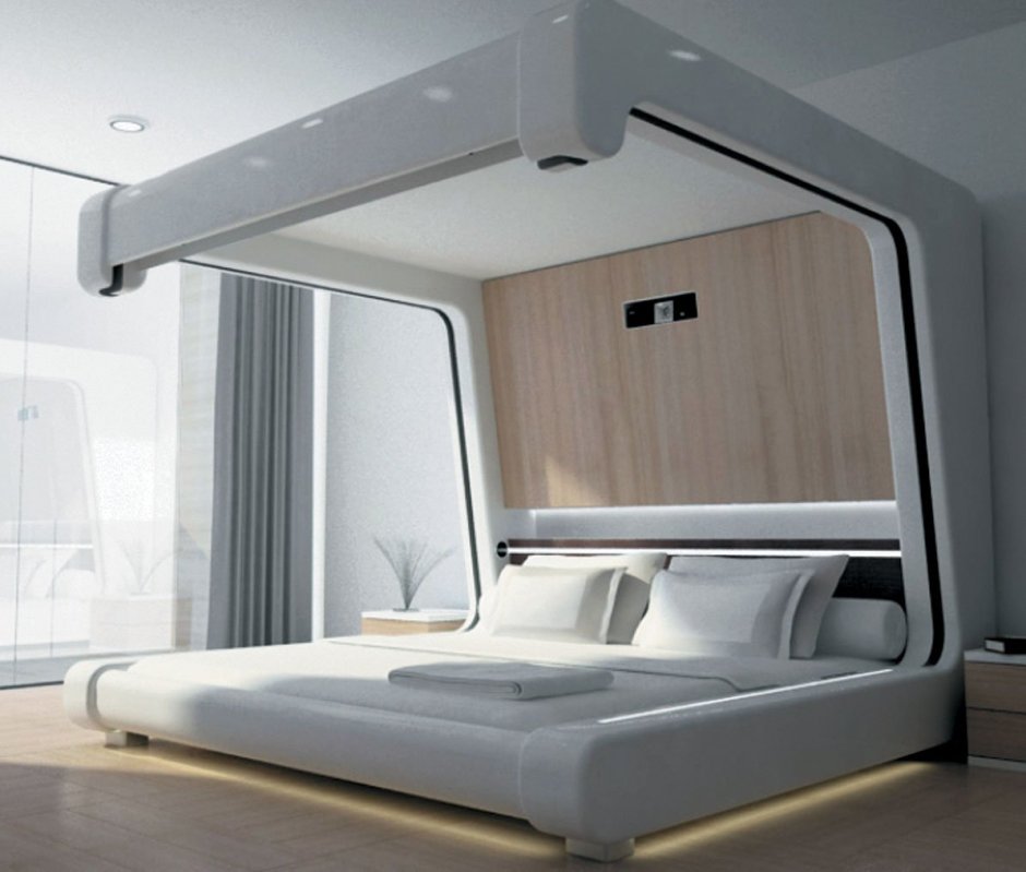 Кровать в стиле будущего