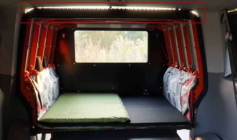 Выдвижной спальный модуль в авто