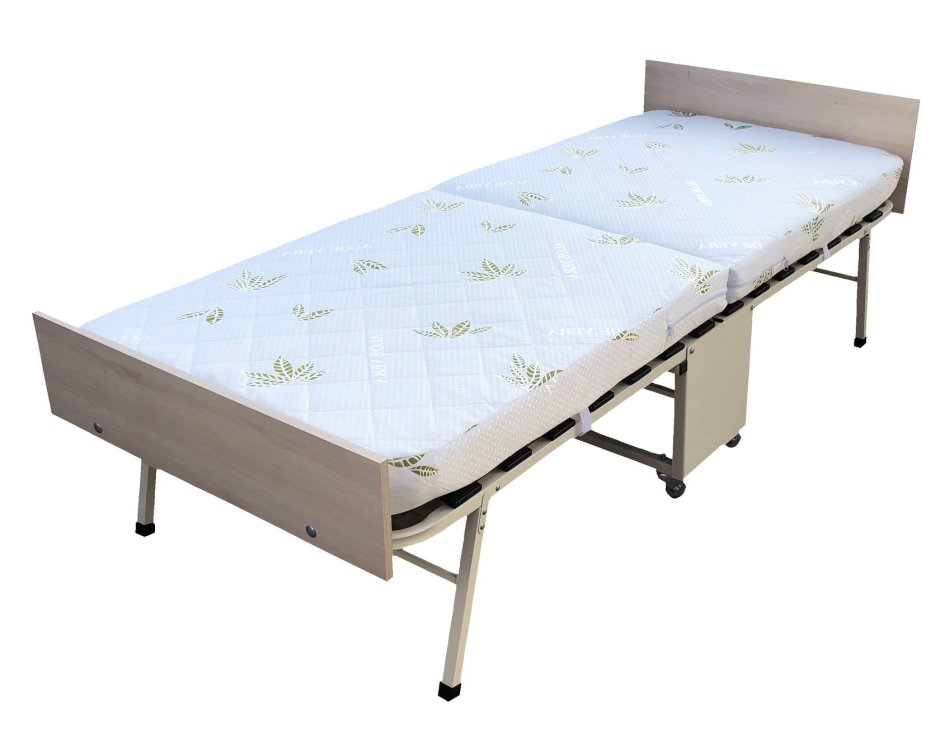 Раскладушкино / раскладушка раскладная кровать с матрасом Ника, 190*80