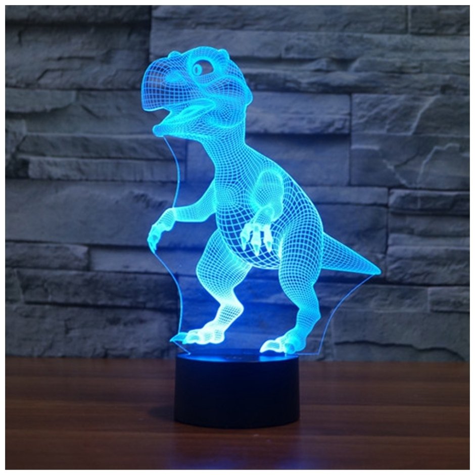 3d светильник «Динозаврик»