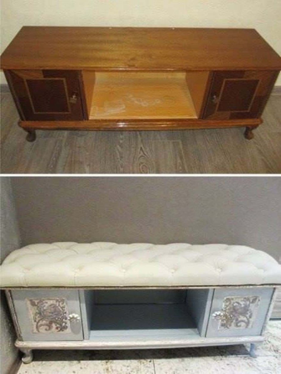 Декор старой мебели