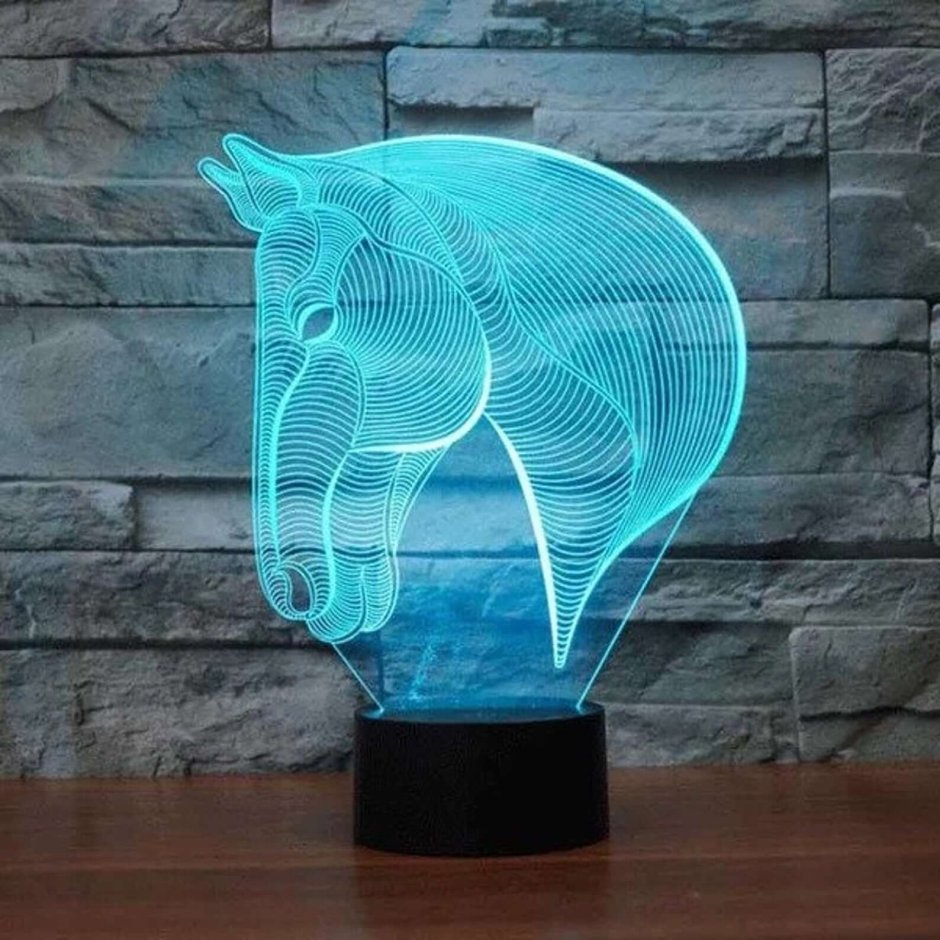 3d-лампа Art-Lamps слон