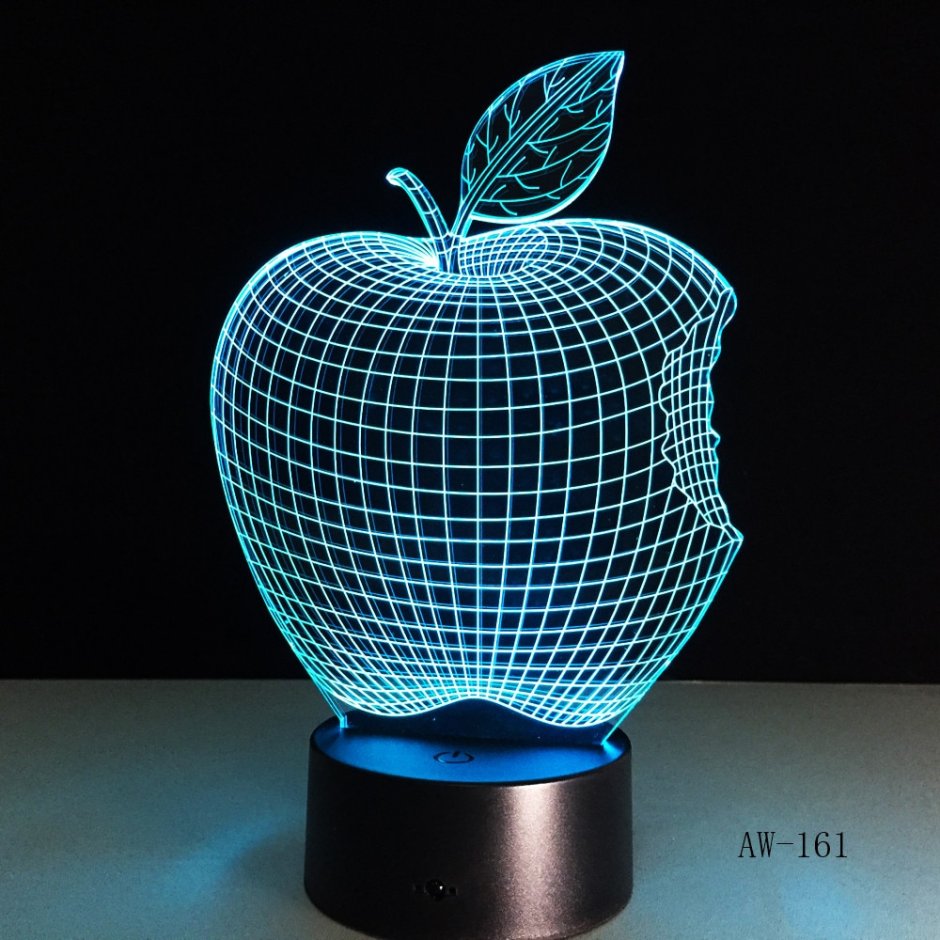 Apple 3d светильник