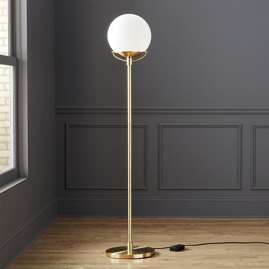 Дизайнерский напольный светильник Yoga Floor Lamp выключатель на корпус