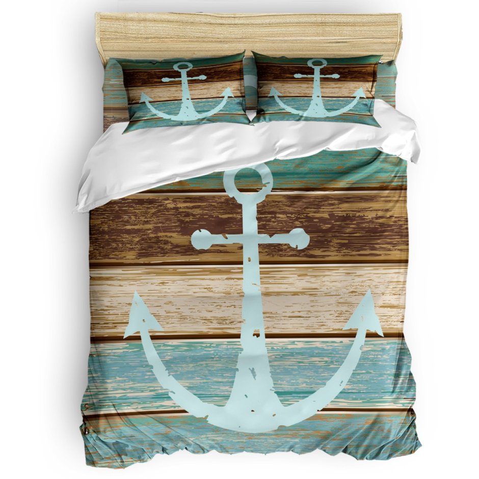 Одеяло в морском стиле
