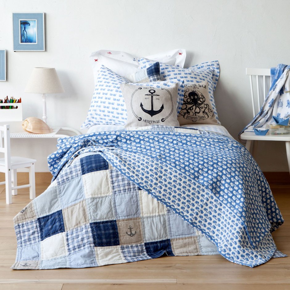 Детское постельное белье с морской тематикой