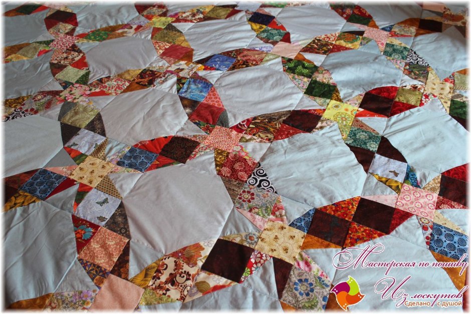 Лоскутное шитье есенинское одеяло