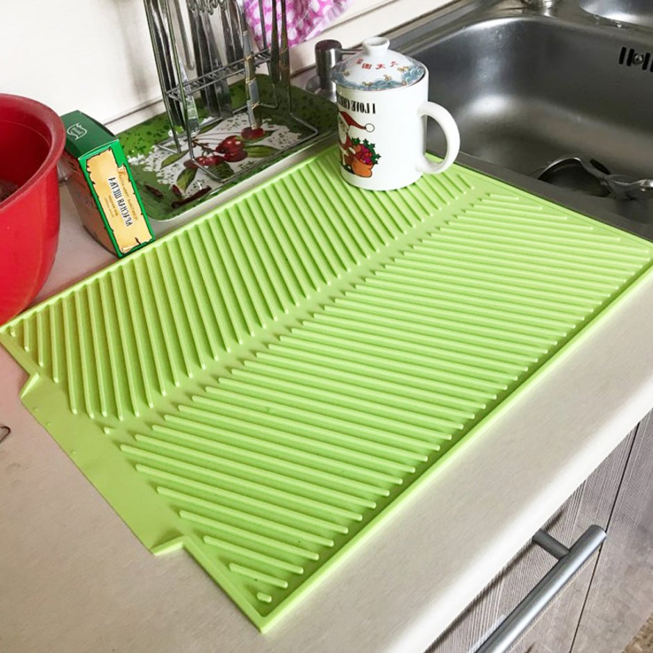 Силиконовый коврик для посуды
