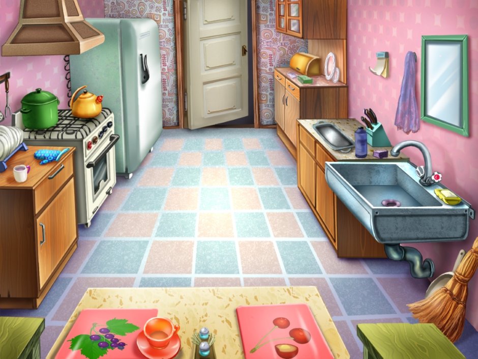 Кухня из мультфильма