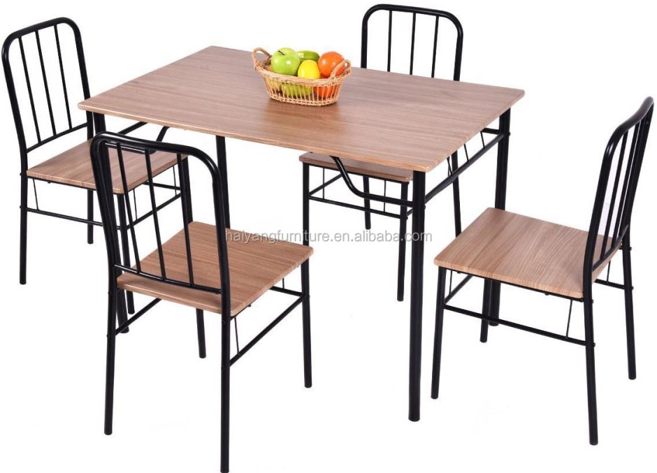 Комплект мебели стол стулья 5 предметов артикул 4278990