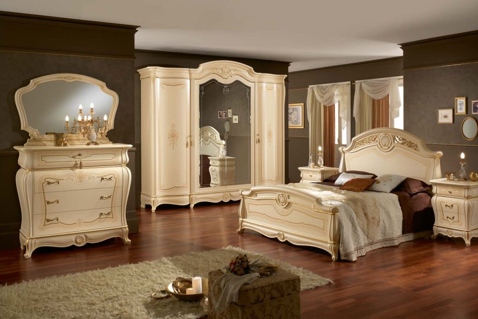 Красивые классические спальни