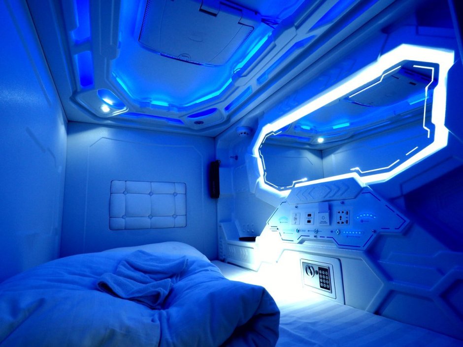 Спальня в космосмическом корабле