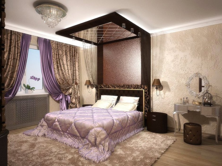 Шикарная спальня для девушки