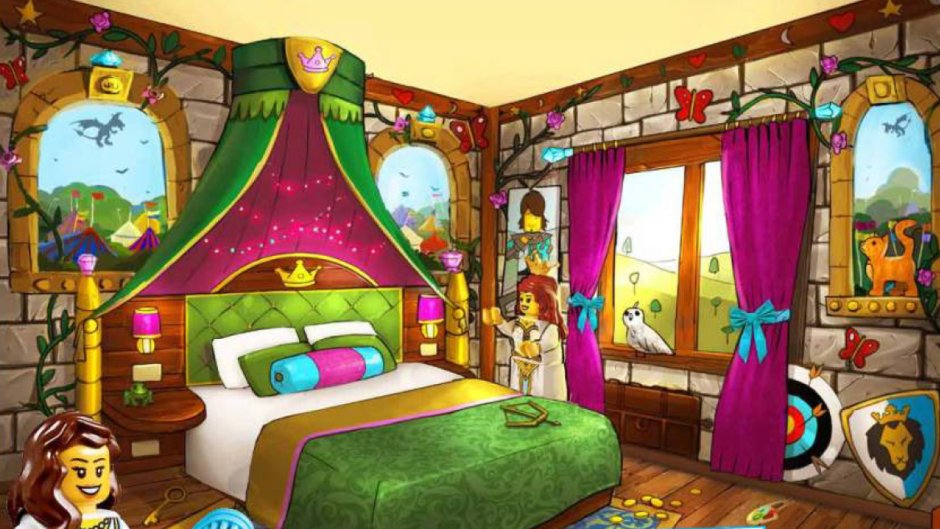 Комната принцессы мультяшная