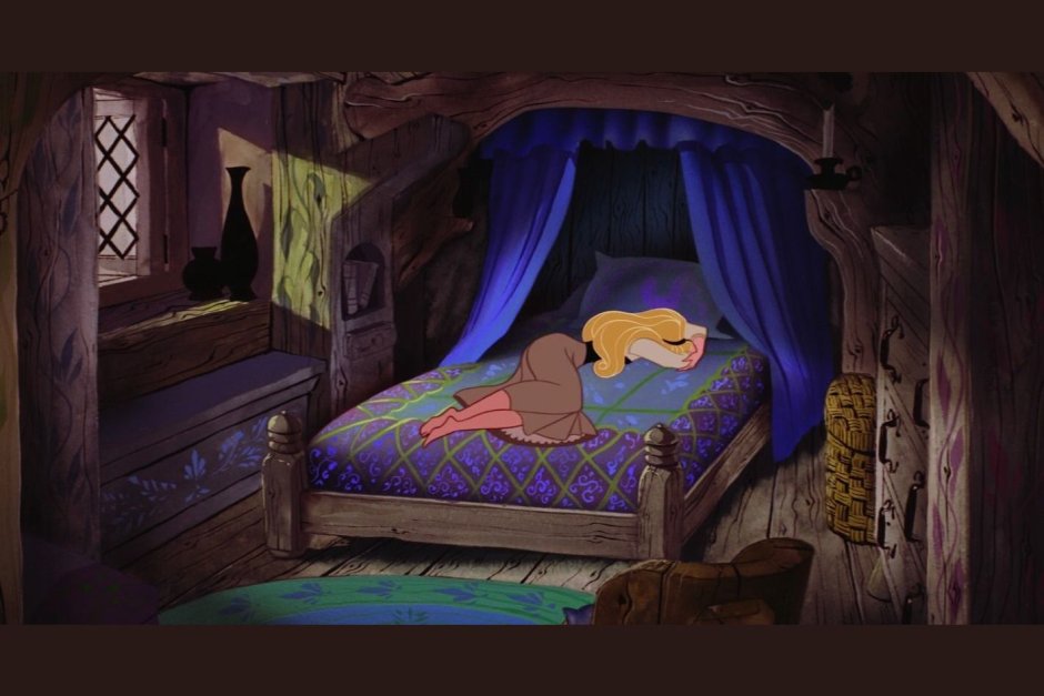 Спальня Авроры спящая красавица