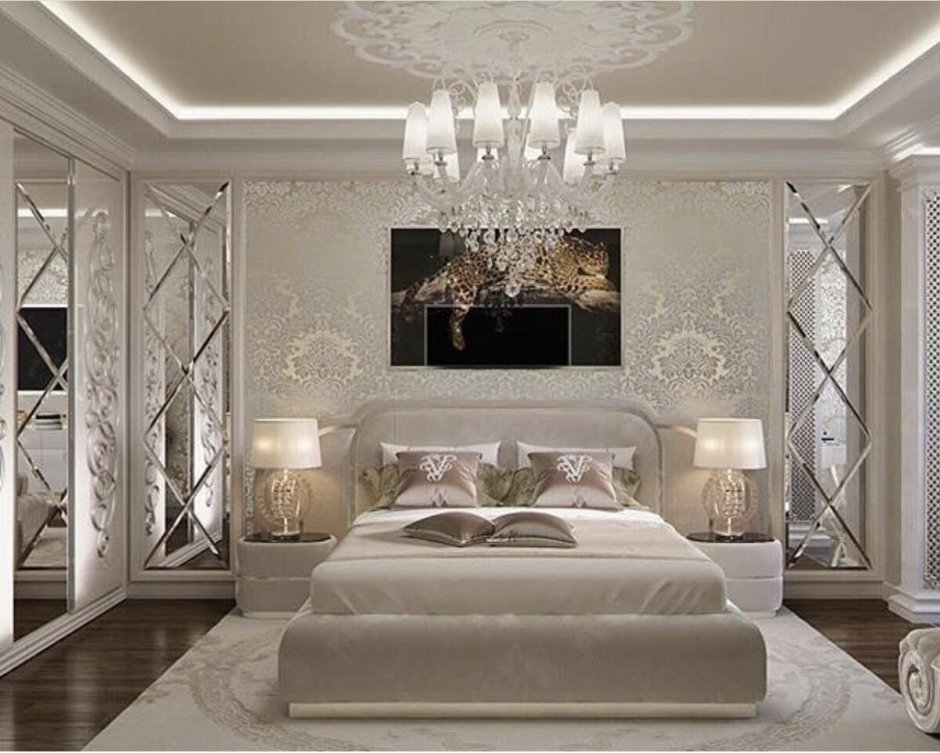 Спальня в стиле классика Прованс