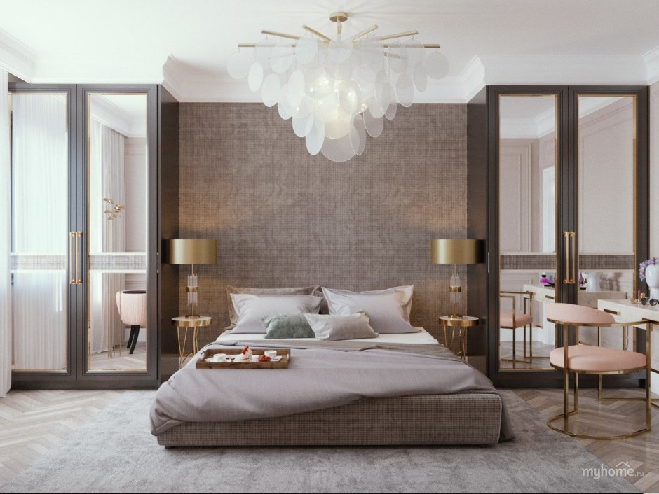 Дизайн спальни на Манхеттене