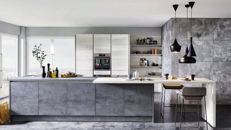 Кухня Riva beton