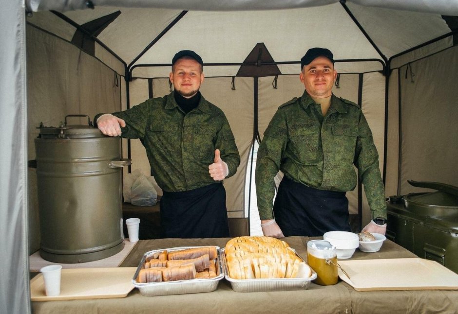 Полевая кухня армии РФ