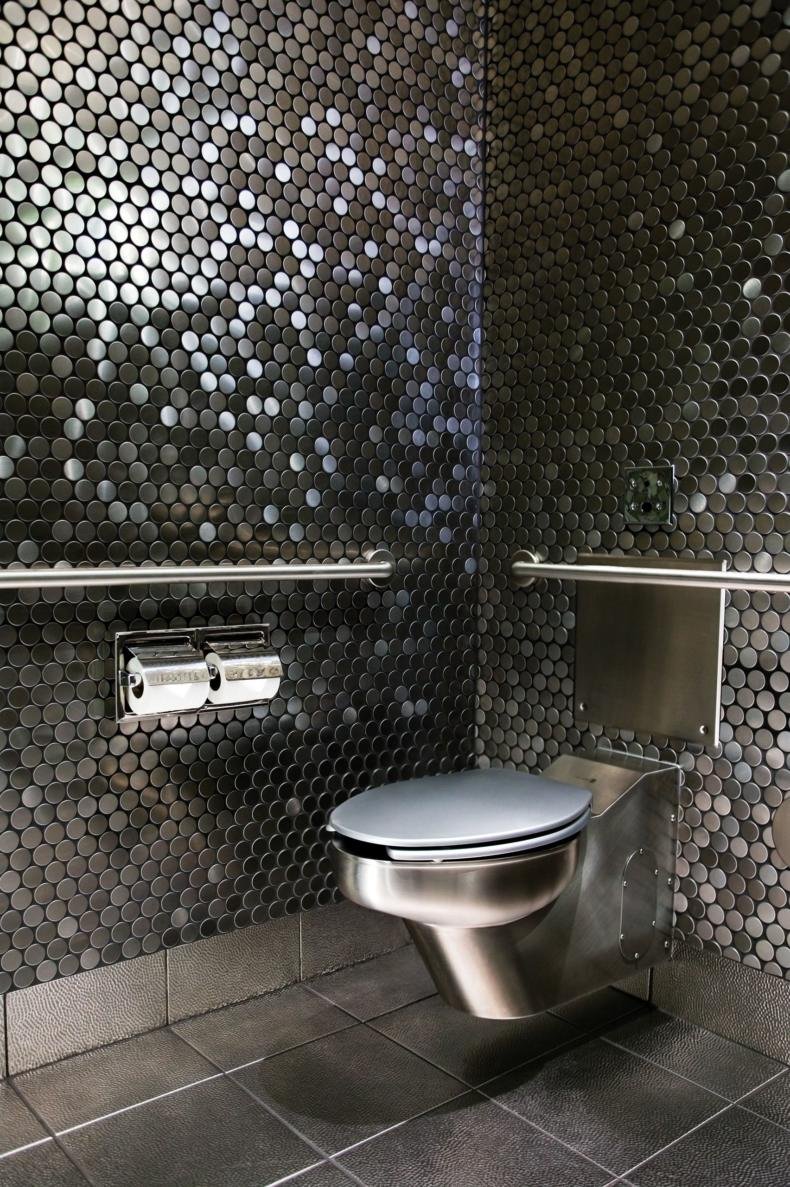 Мозаика в туалете