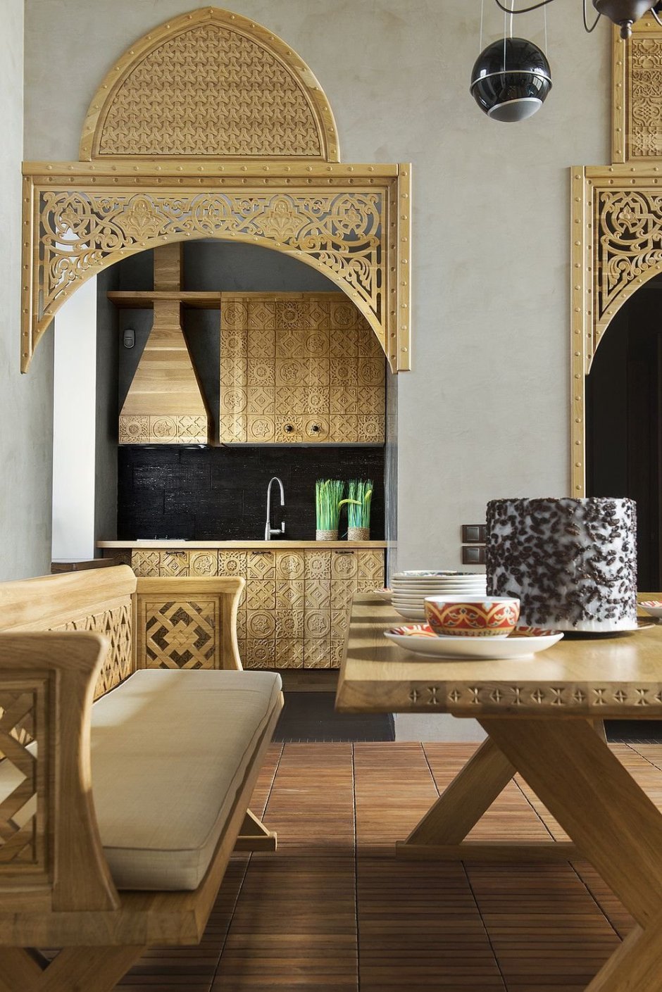 Интерьер кухни 2022 стиль Марокко