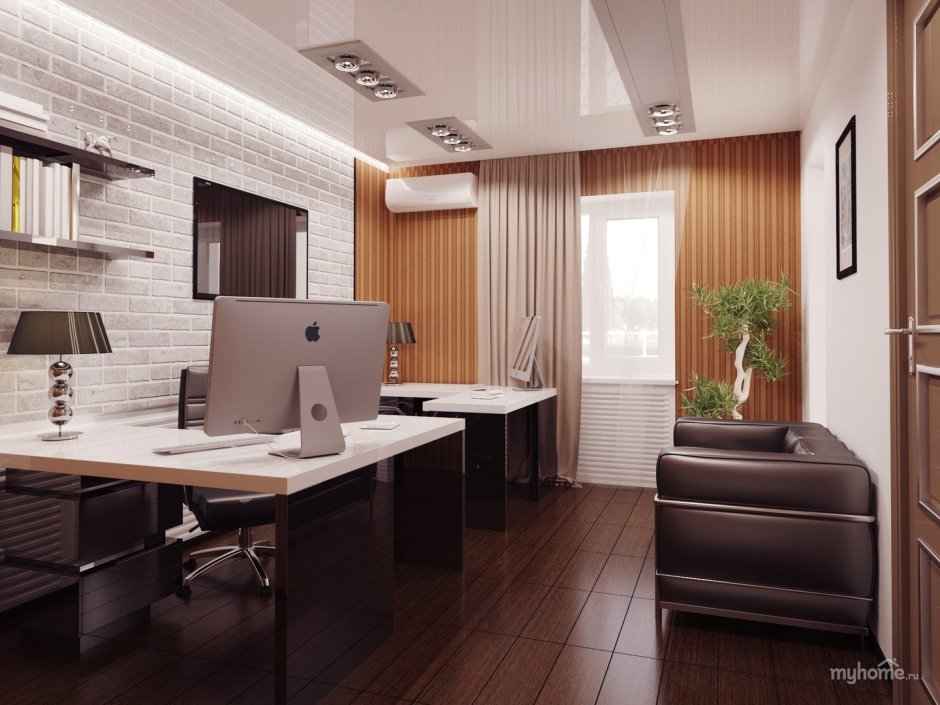 Дизайн маленького офиса