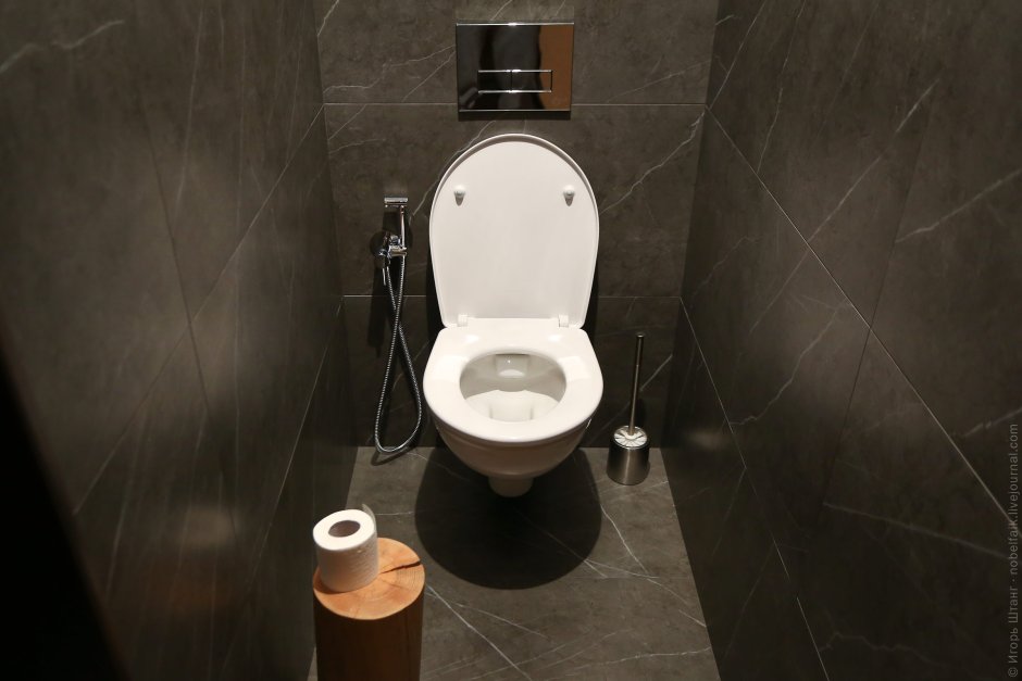 Туалет в стиле лофт