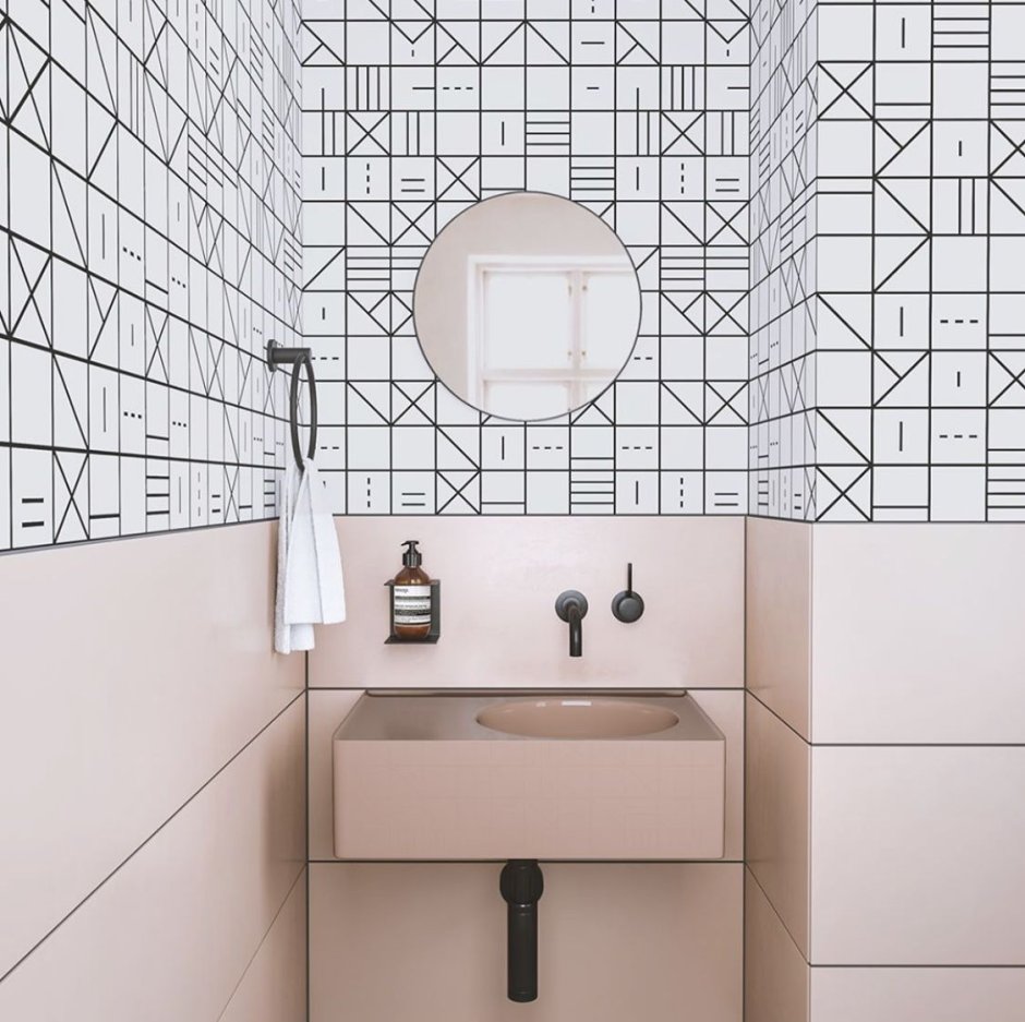 Геометрия в ванной комнате
