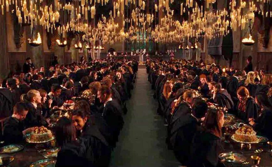 Гарри Поттер главный зал Хогвартса