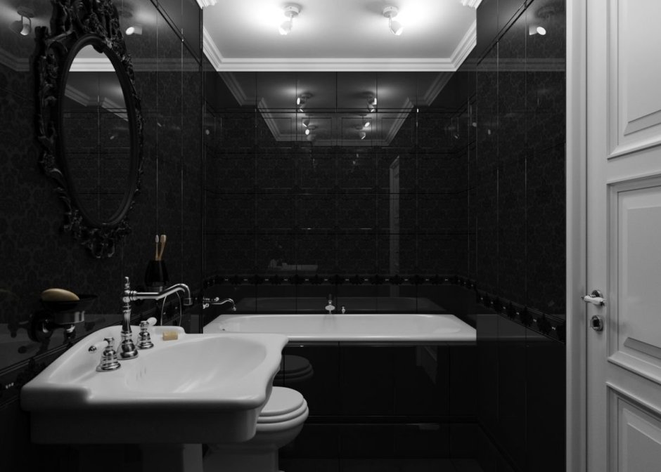 Белая ванная комната с джакузи
