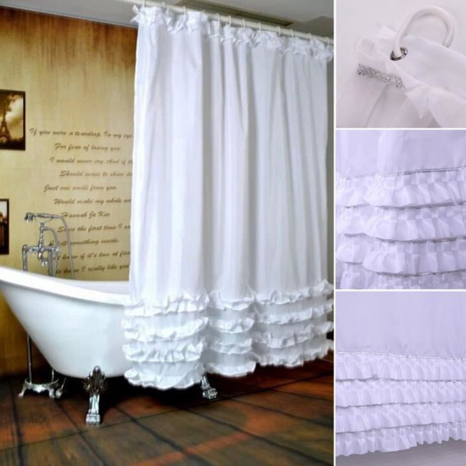 Занавески Fabric Shower Curtain
