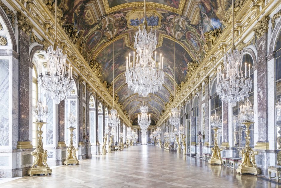 Версаль Франция зеркальная галерея танцы