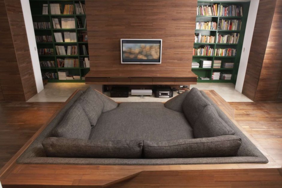 Модульный диван для домашнего кинотеатра