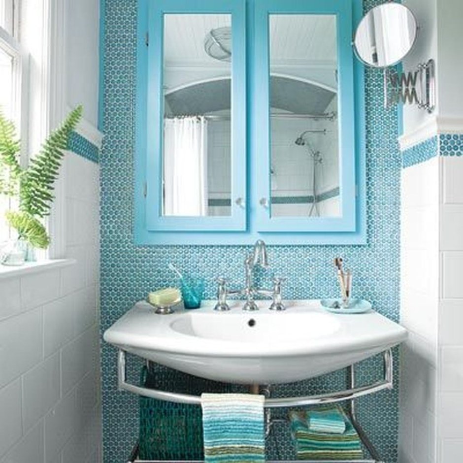 Turquoise badkamer бирюзовая ванная