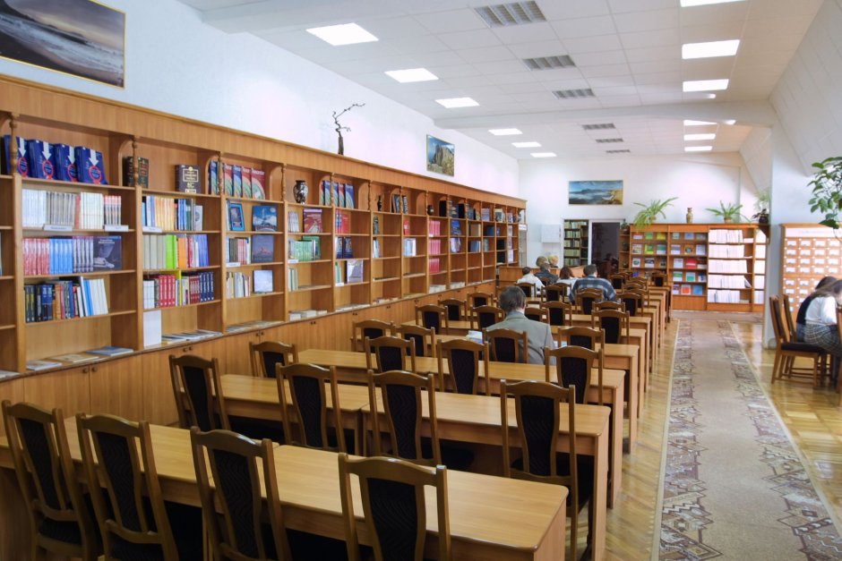 Воронежская библиотека имени Никитина читальный зал