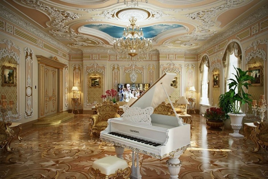 Пианино в интерьере