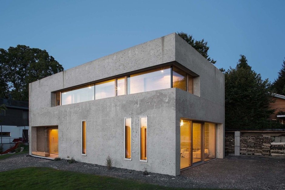Дом бетон монолит