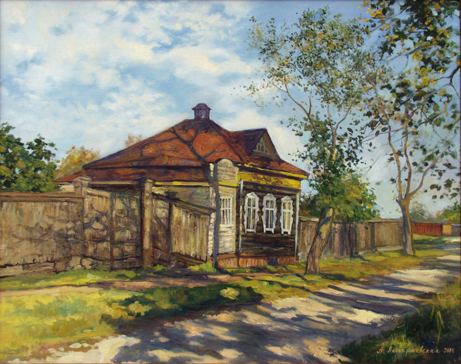 Картина «дом Тенишевых в Талашкино» а. Бенуа