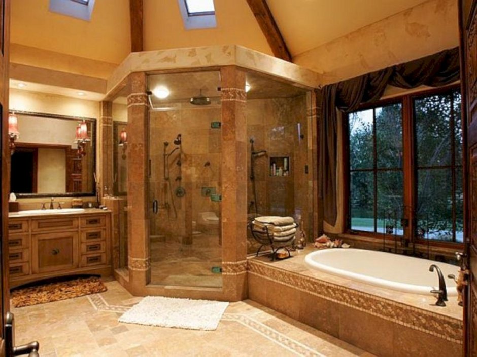 Ванная комната в элитном частном доме