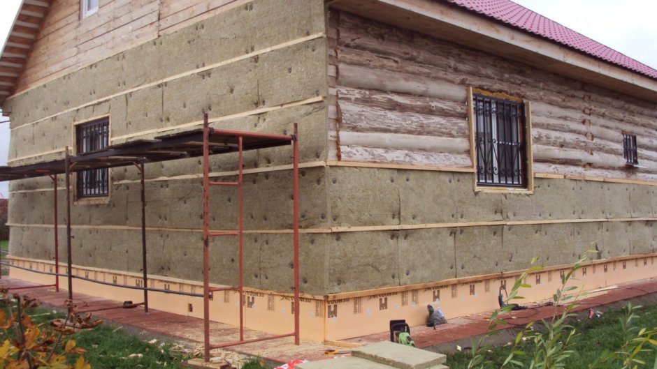 Утеплитель для стен снаружи деревянного дома