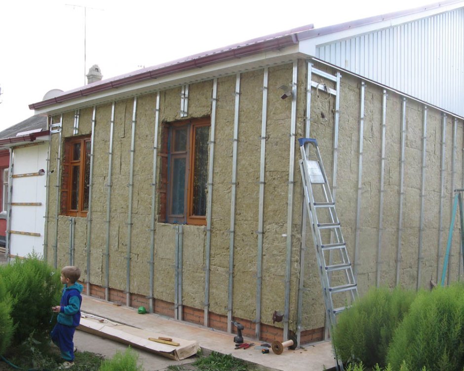 Схема утепления стен деревянного дома внутри