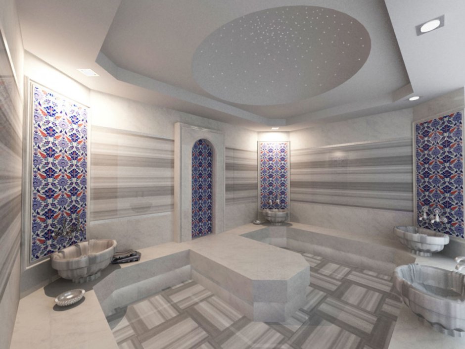 Ванная комната с хамамом