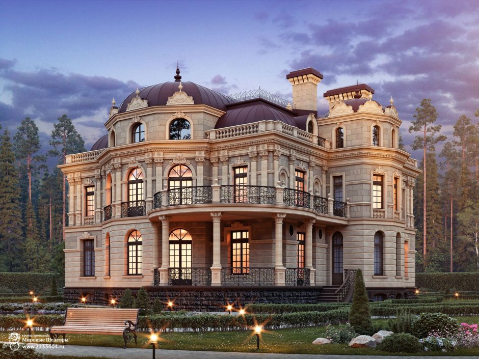 Викторианский особняк в Москве на Рублевке